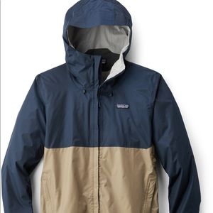 Patagonia Navy and Tan Performance Jacket